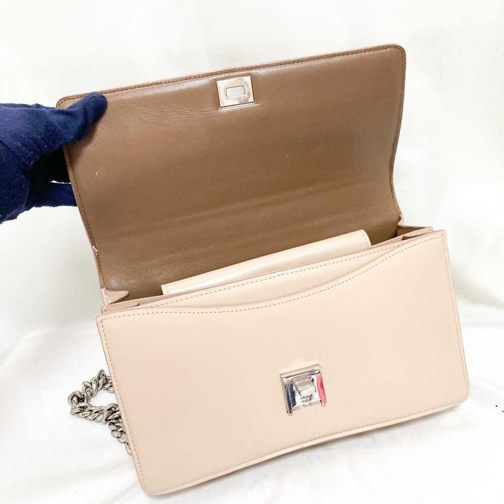 Rare Celine Chain Mini Shoulder Bag Leather Pink … - image 6