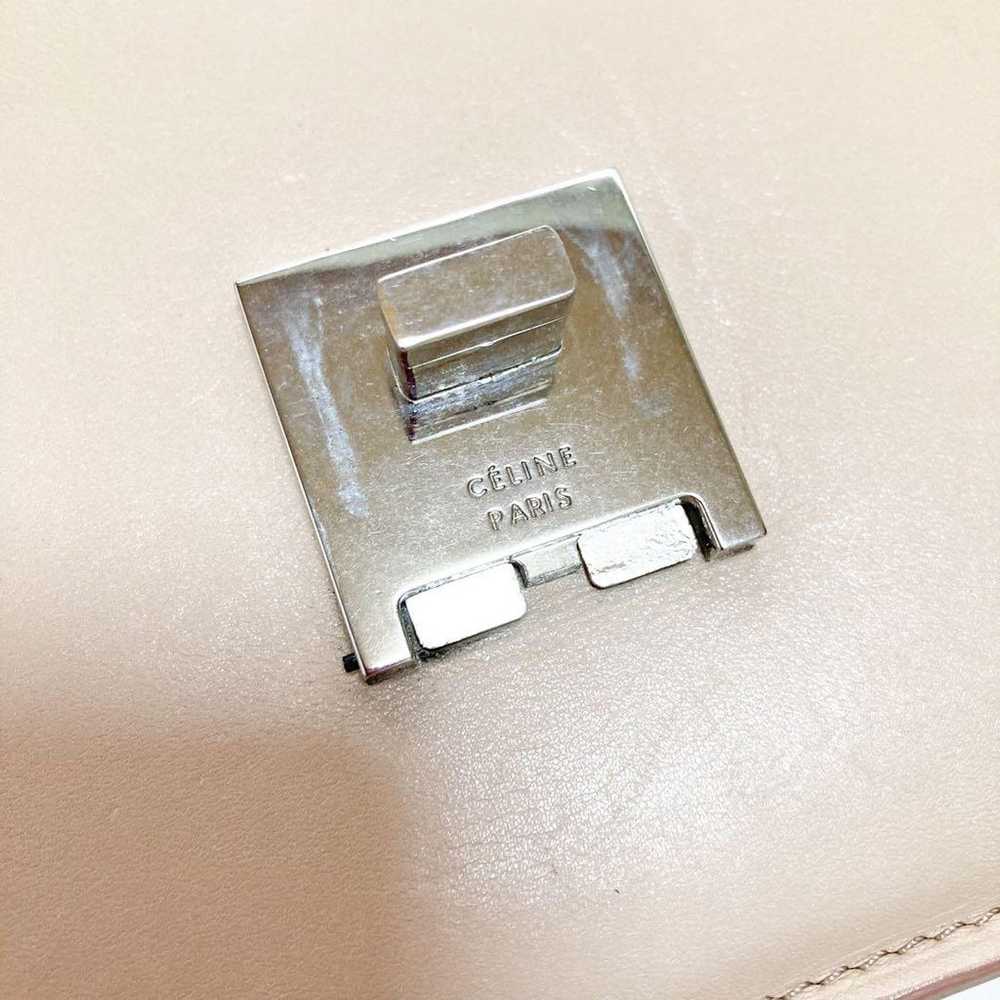 Rare Celine Chain Mini Shoulder Bag Leather Pink … - image 7