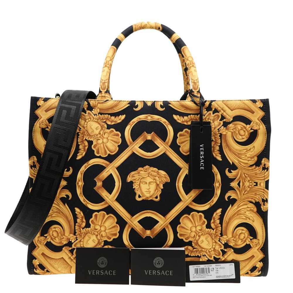 Versace La Medusa cloth tote - image 4