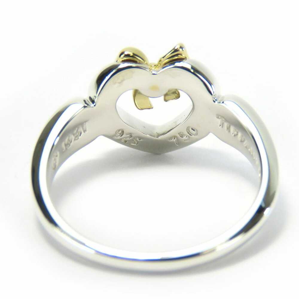 Tiffany & Co. Tiffany & Co. Ring Heart Ribbon Sil… - image 4