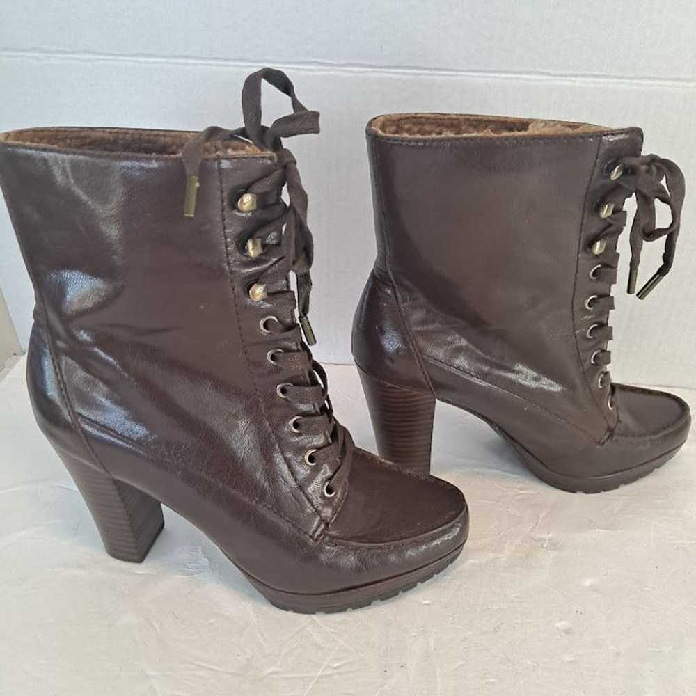 Circa VTG Heeled Boots Lug Soles LaceUp Circa Joa… - image 1