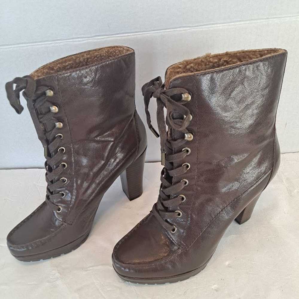 Circa VTG Heeled Boots Lug Soles LaceUp Circa Joa… - image 4