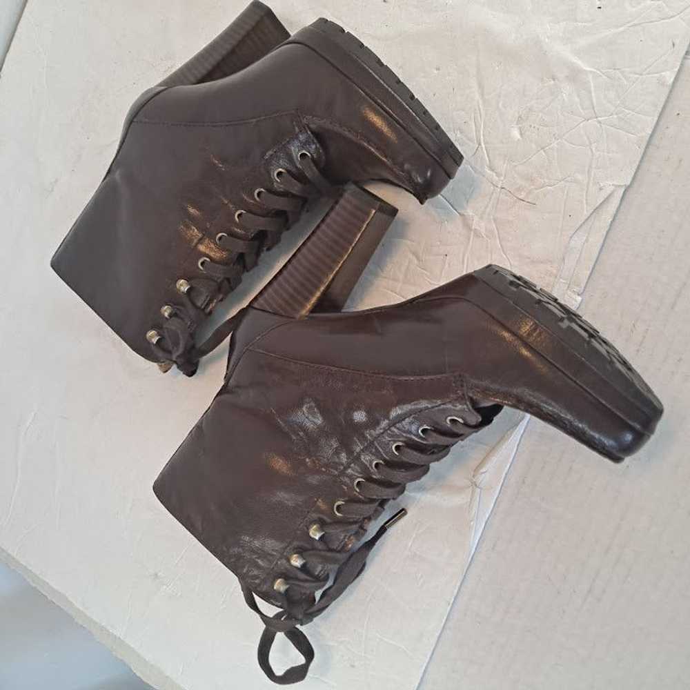 Circa VTG Heeled Boots Lug Soles LaceUp Circa Joa… - image 8