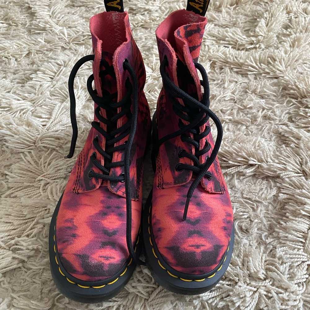 Dr Martens 1460 PASCAL Summer Tie Dye Leather Lac… - image 1