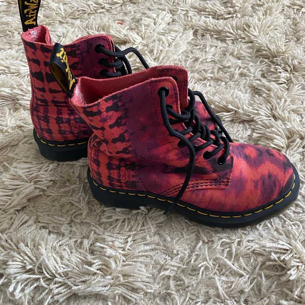 Dr Martens 1460 PASCAL Summer Tie Dye Leather Lac… - image 3