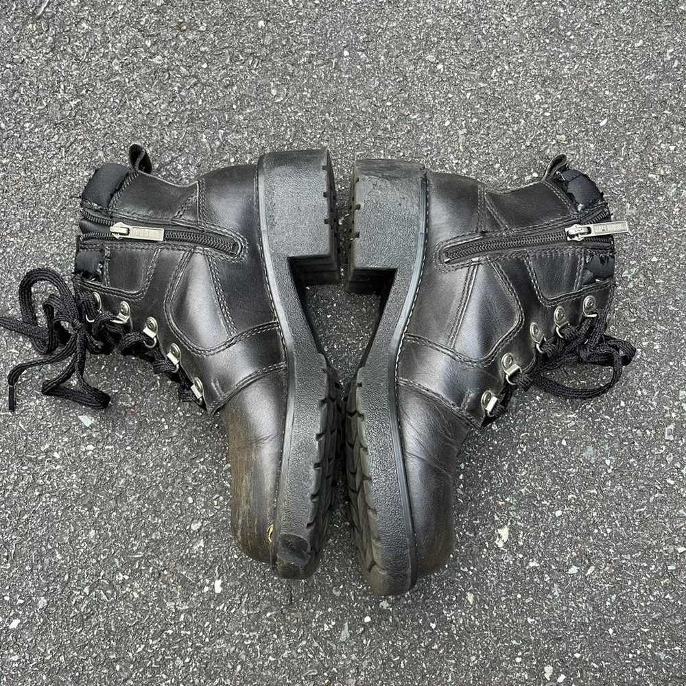 vintage 2000s black harley davidson boots - image 4