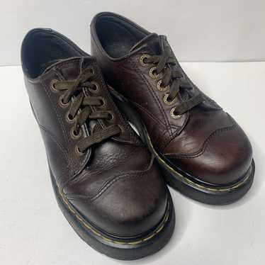 Vintage Dr Martens AirWair 8651 Brown Leather Oxf… - image 1