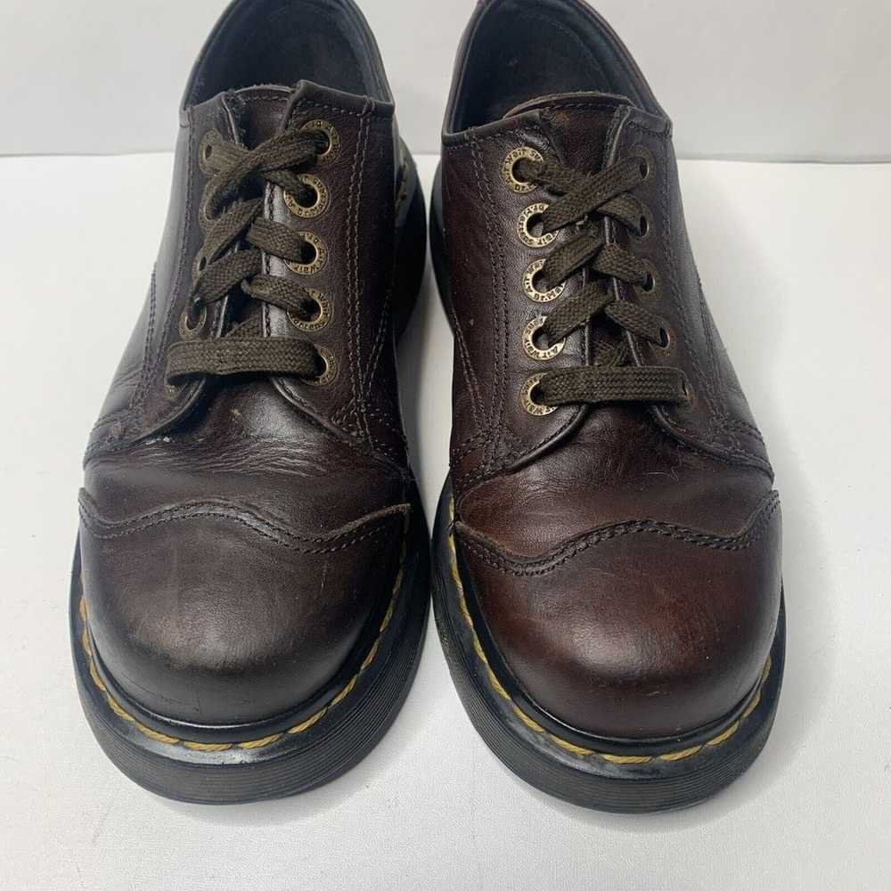 Vintage Dr Martens AirWair 8651 Brown Leather Oxf… - image 2