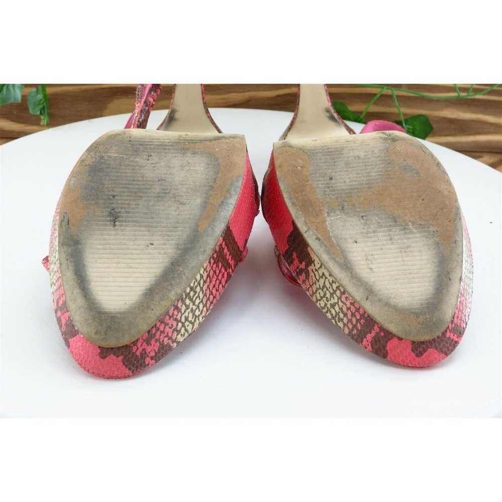 BCBG Women Sz 9.5 M Pink Platform Leather Shoes G… - image 6