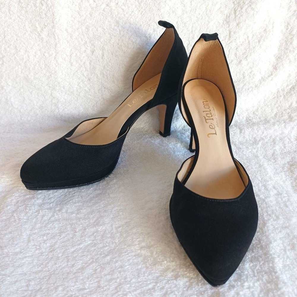 Le Talon pumps, heels, pointed toe, black, ceremo… - image 2