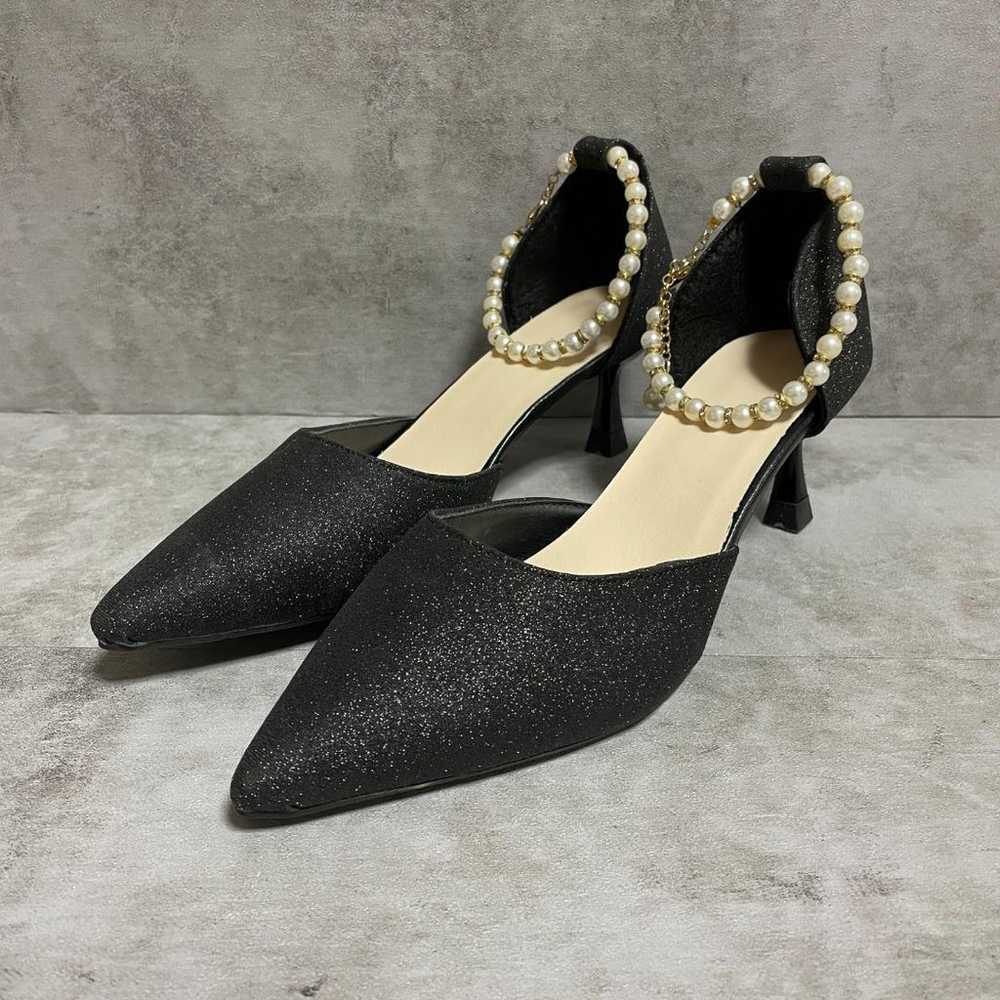 Good product 【Morris coo】 (39) Pumps Pearl Chain … - image 1