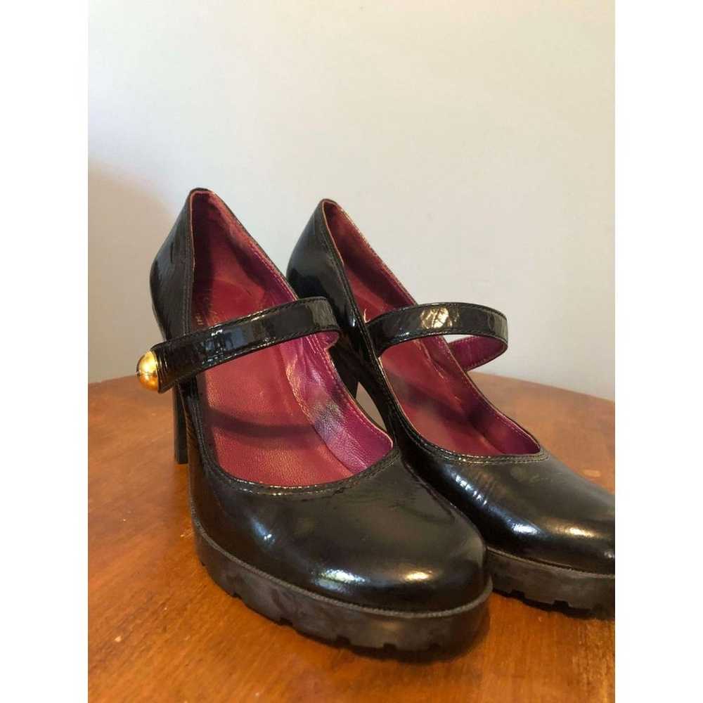 Coach Vintage Lilas Crinkle Black Patent Leather … - image 2