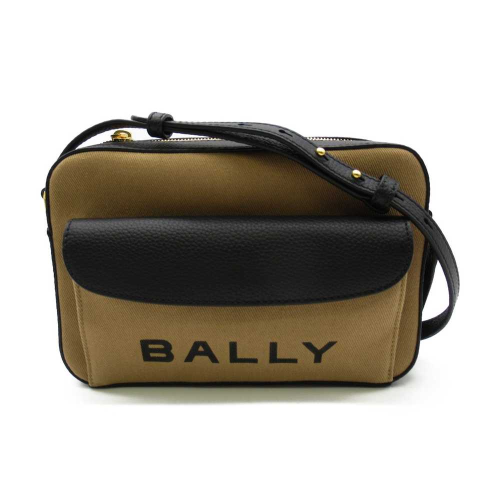 Bally Bally Bar Daniel Shoulder Bag Canvas Should… - image 1