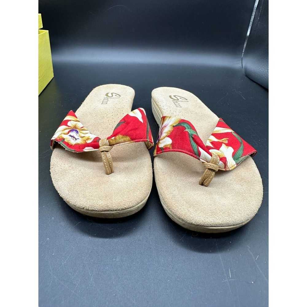 Sbicca Sandals Womens Floral 2 PAIR Size 7 EUC Vi… - image 11