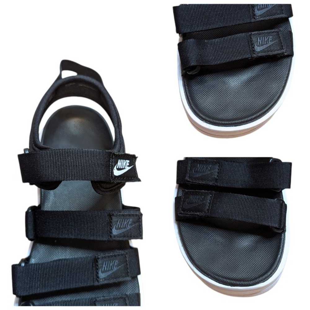 NIKE Icon Classic Sandals 24cm Black Thick Sole - image 5