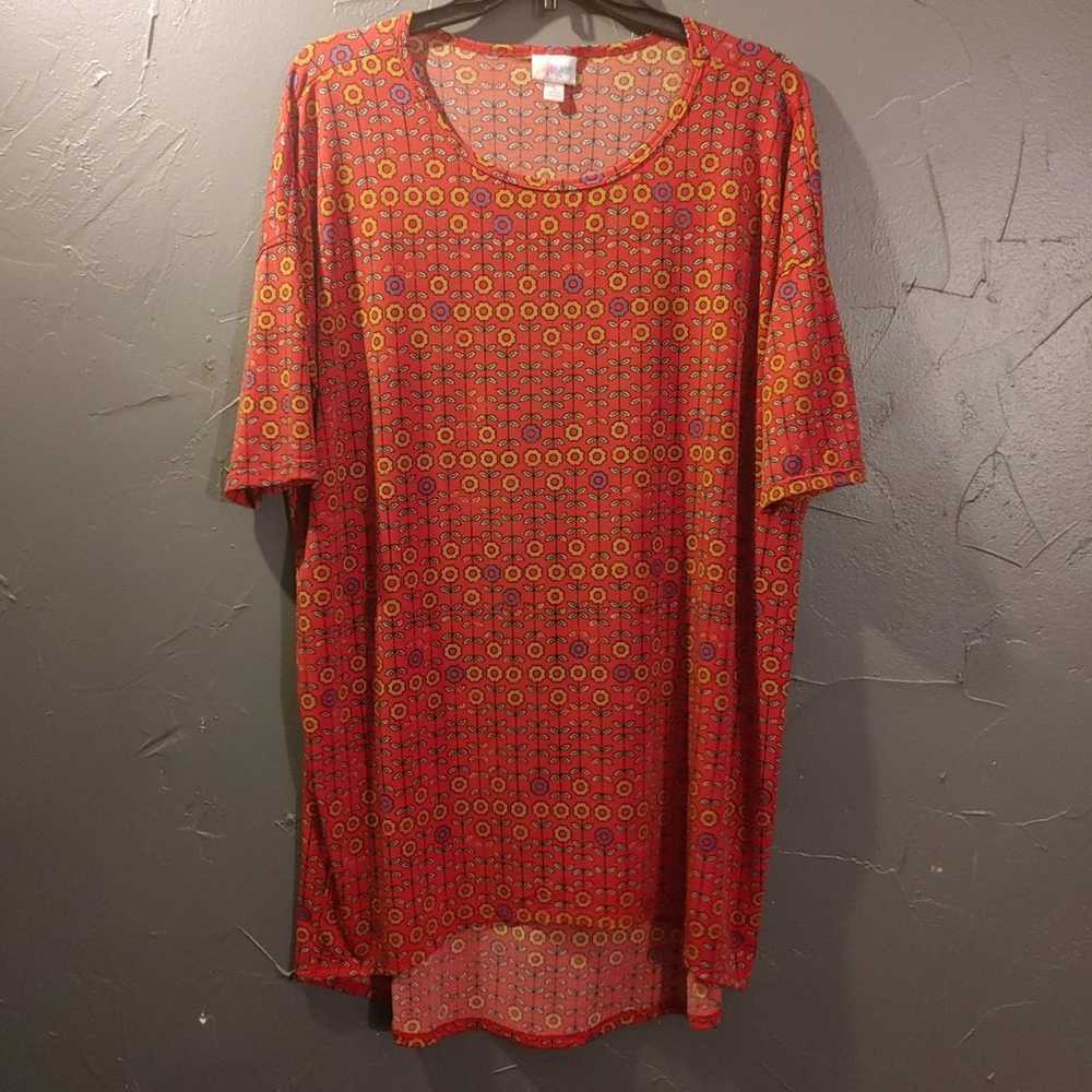 Lularoe Irma Small Slinky Tunic Top Shirt Hi Lo T… - image 3