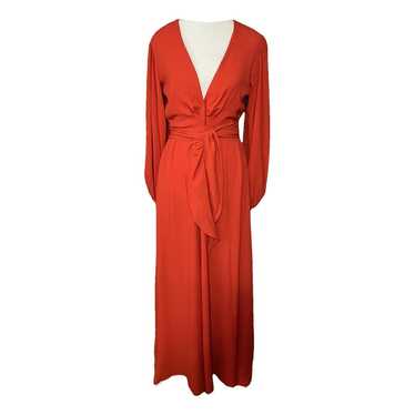 Oscar De La Renta Silk maxi dress - image 1