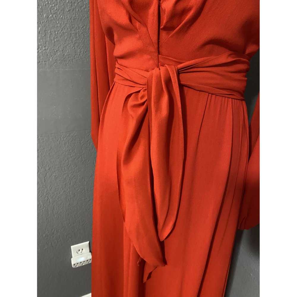 Oscar De La Renta Silk maxi dress - image 2