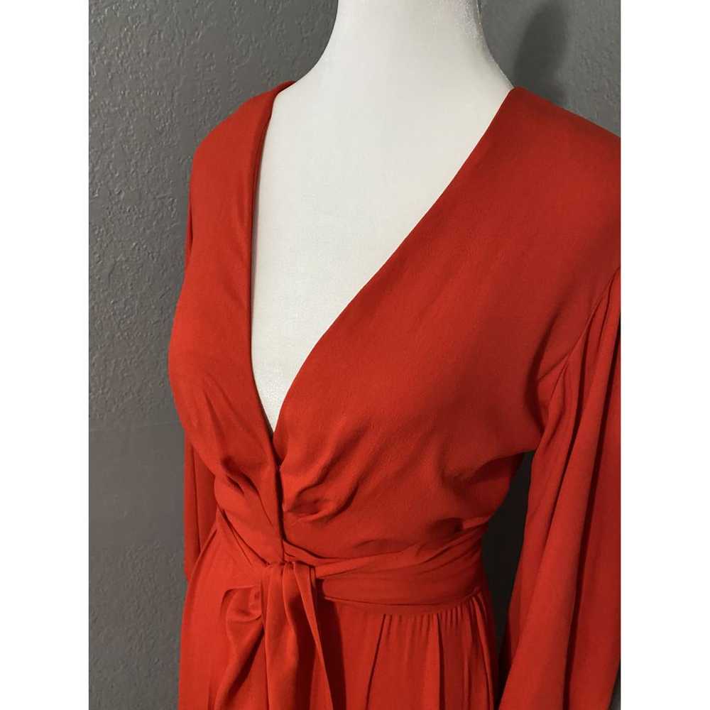 Oscar De La Renta Silk maxi dress - image 3