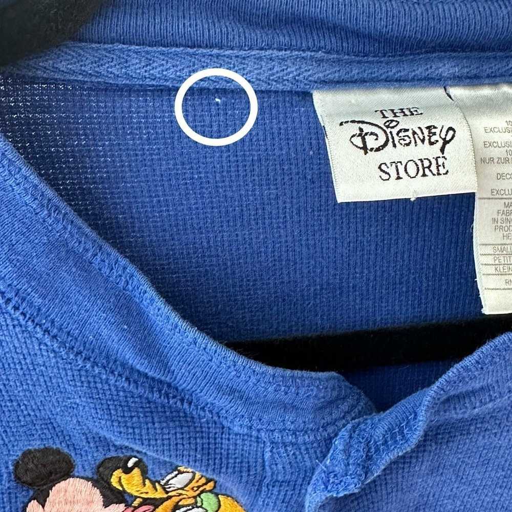 Vintage The Disney Store Embroidered Henley Short… - image 6