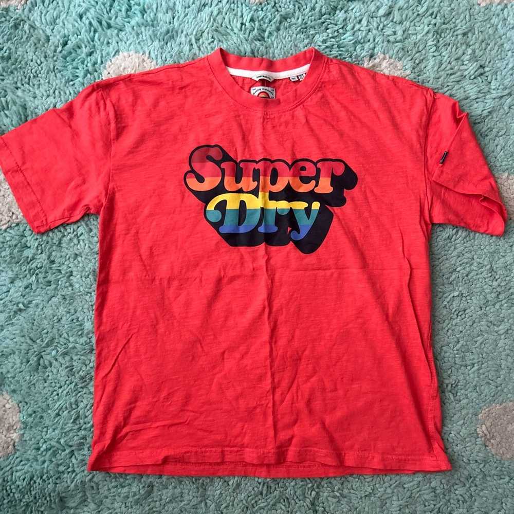 Superdry Tee T-Shirt Top Boxy Cotton Jersey Tokyo… - image 1