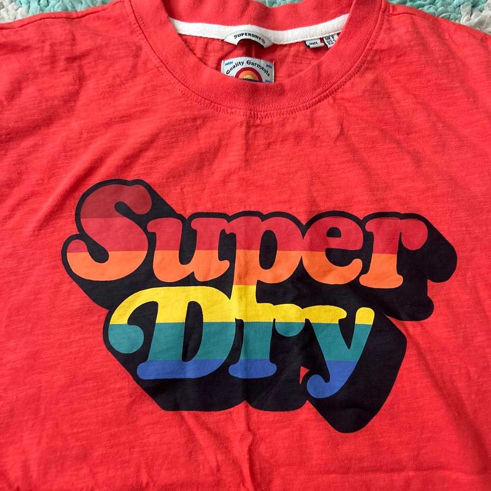 Superdry Tee T-Shirt Top Boxy Cotton Jersey Tokyo… - image 2