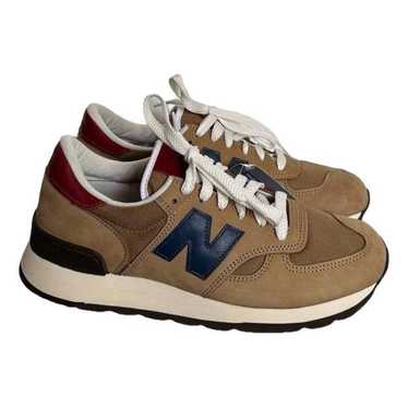 New Balance 990 leather low trainers - image 1