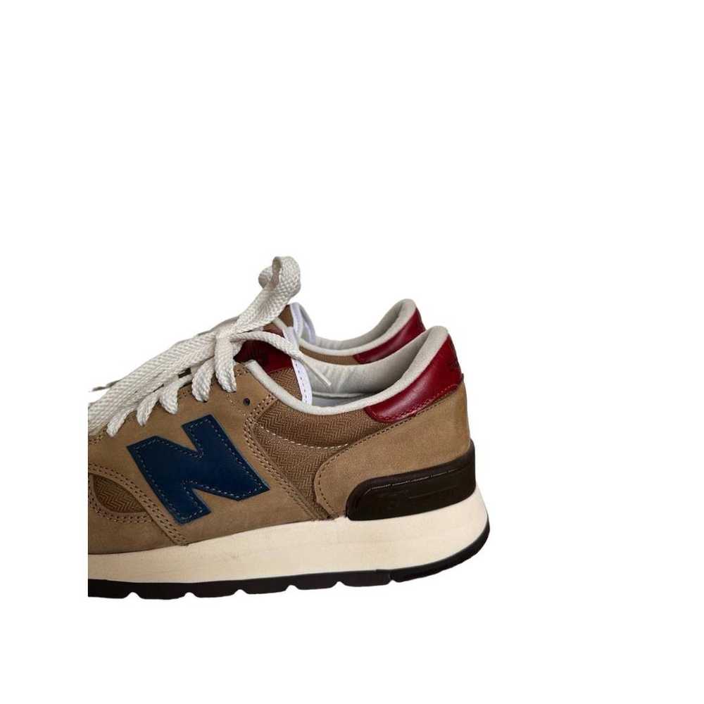 New Balance 990 leather low trainers - image 5