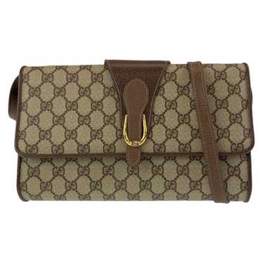 Gucci Gucci Gucci Old GG Pattern Beige Brown PVC … - image 1