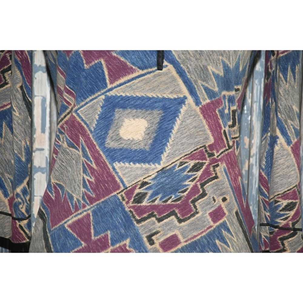 Vintage Aztec Ralph Lauren Ladies Knit Top Size M… - image 3