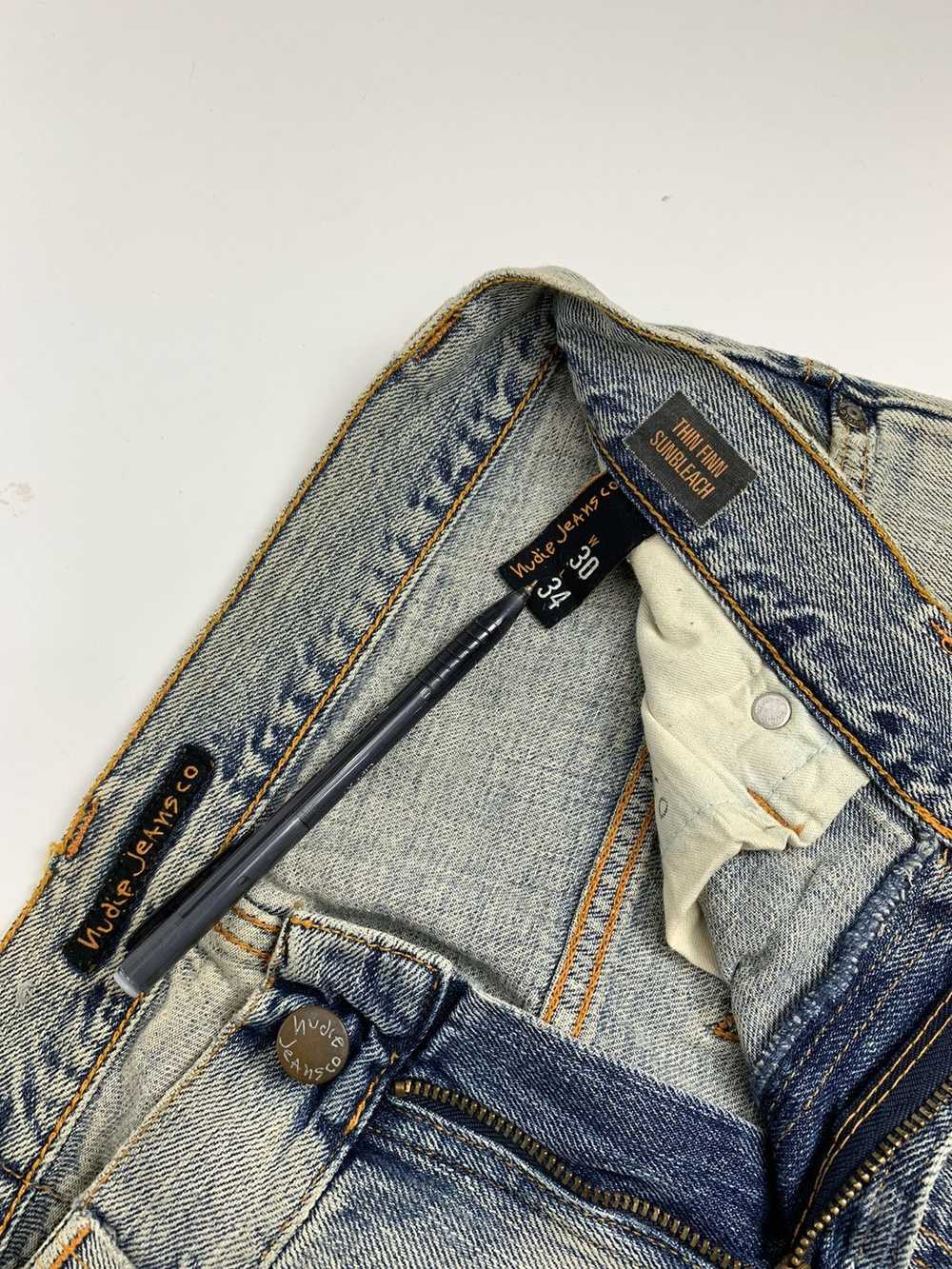 Distressed Denim × Japanese Brand × Nudie Jeans N… - image 5