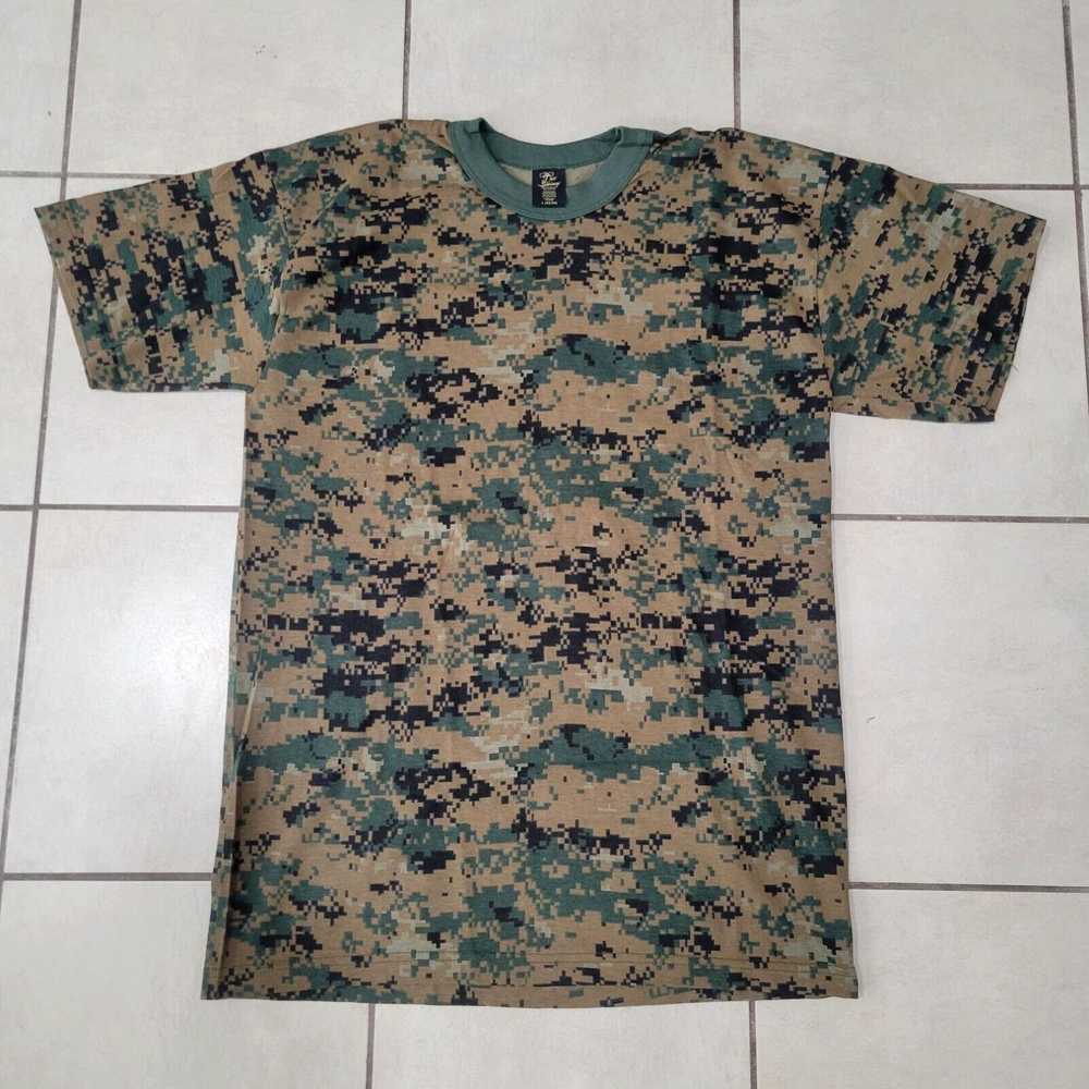 Vintage Vintage 90s Digital Camo T Shirt Large Si… - image 1