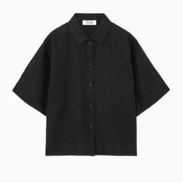 COS Linen Shirt, Short Sleeve, Cropped Length, Sh… - image 1