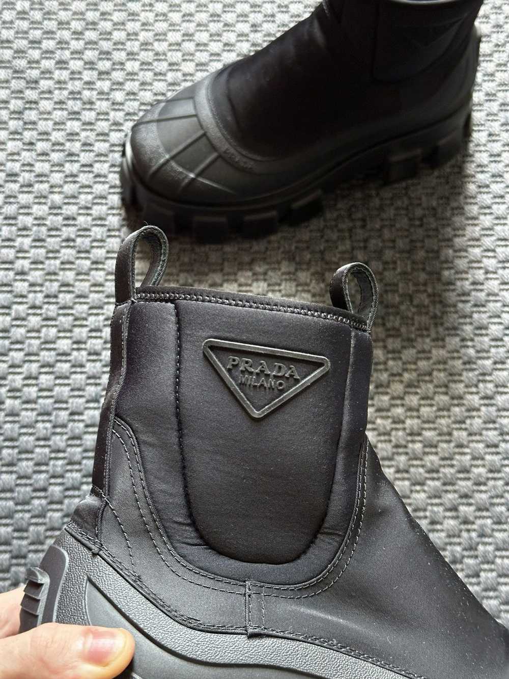 Prada Prada Monolith Re-nylon Gabardine Boots - image 4