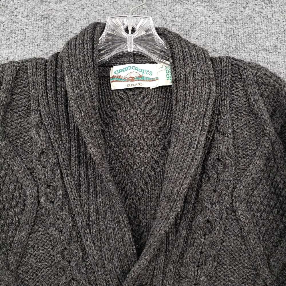 Aran Crafts VINTAGE Aran Crafts Cardigan Mens L L… - image 4