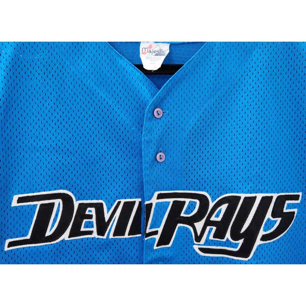 Majestic Tampa Bay Devil Rays 90s Majestic SKY bl… - image 2