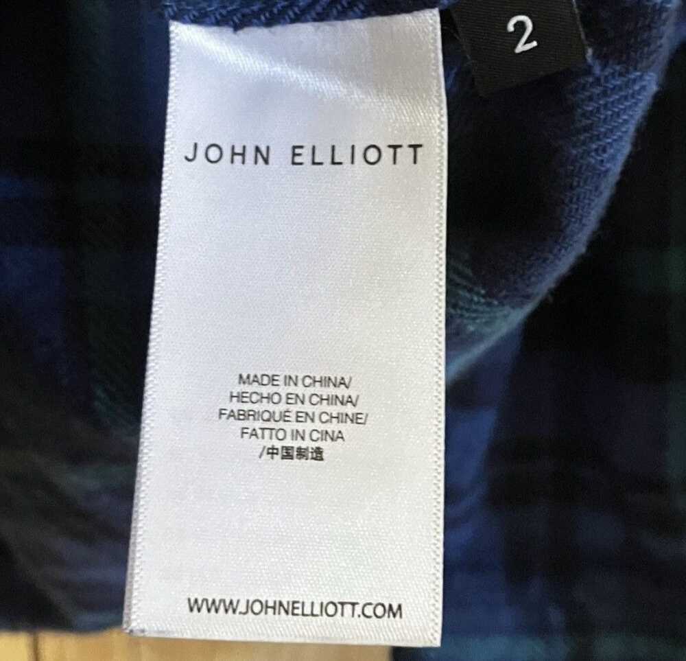 John Elliott John Elliott Sly Straight Flannel - image 4