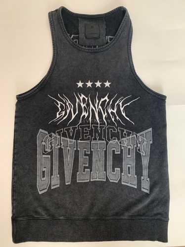 Givenchy Felpa Logo Givenchy Tank Top Faded Black