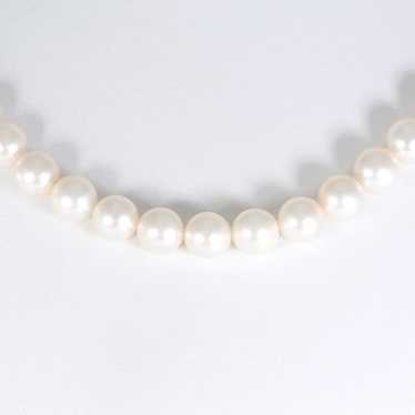 Other LuxUness Silver Akoya Pearl Necklace 44cm M… - image 1