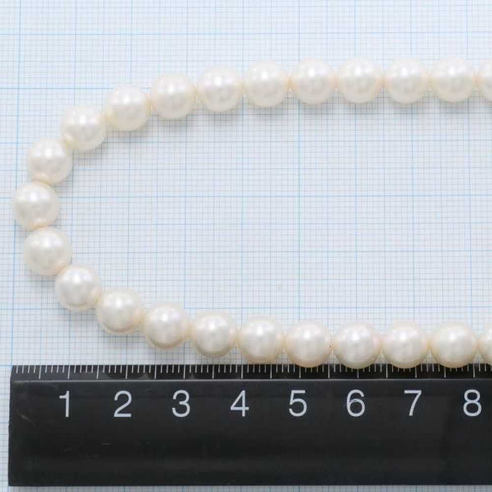 Other LuxUness Silver Akoya Pearl Necklace 44cm M… - image 4