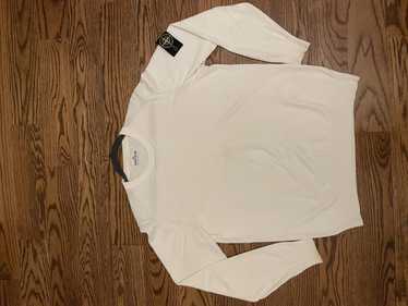 Stone Island Stone Island Patch White Knit Sweater - image 1