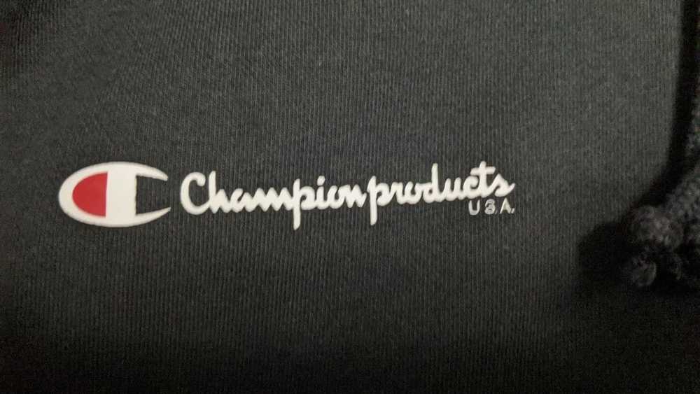 Champion × Supreme Champion Hooded Sweatshirt (BL… - image 7