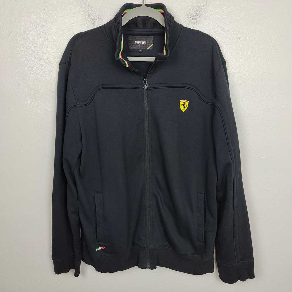 Ferrari Ferrari Full Zip Jacket Mens XL Black Log… - image 1