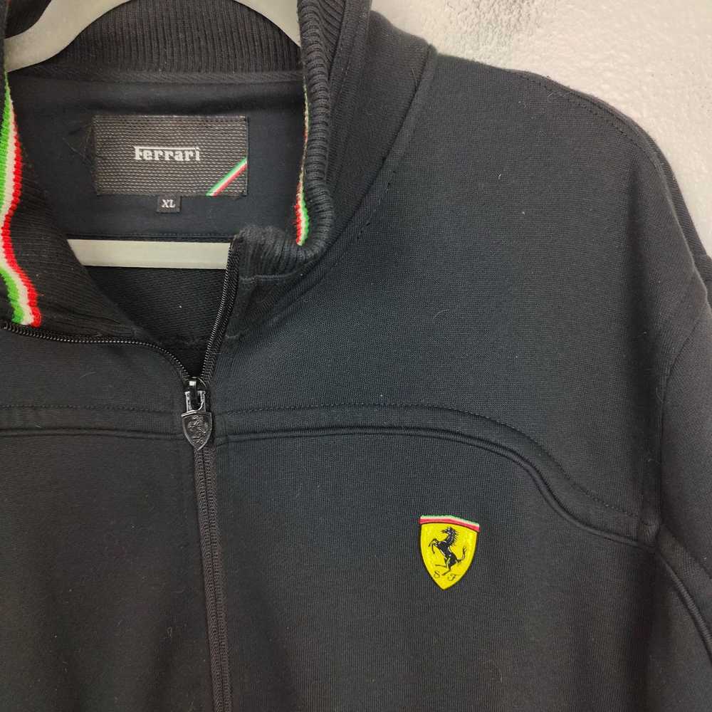 Ferrari Ferrari Full Zip Jacket Mens XL Black Log… - image 4