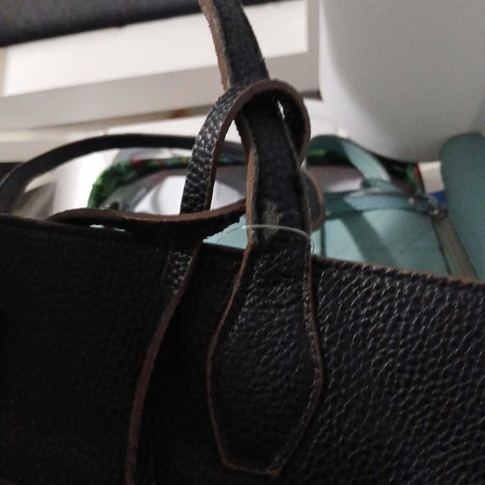 Vintage leather Steve Madden purse has wear on st… - image 2