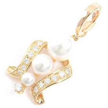 Mikimoto Mikimoto Mikimoto K18 Pearl Diamond Penda