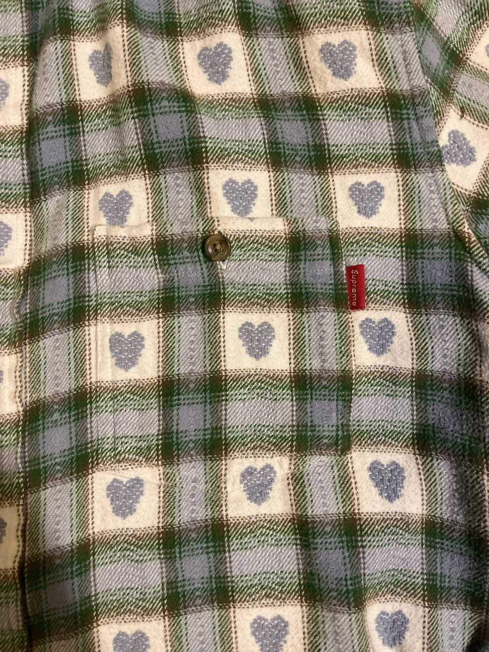 Supreme Supreme hearts plaid flannel - image 4