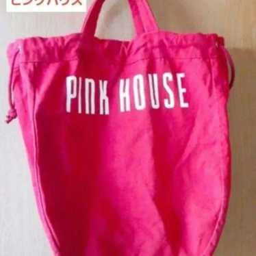 PINKHOUSE Pink House 90s logo tote bag Rare