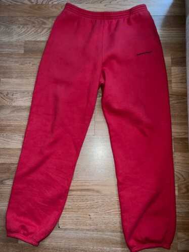 パンツ BALENCIAGA FUCHSIA VELVET JOGGERS Balenciaga Fuchsia Velvet Joggers In Pink | ModeSens
