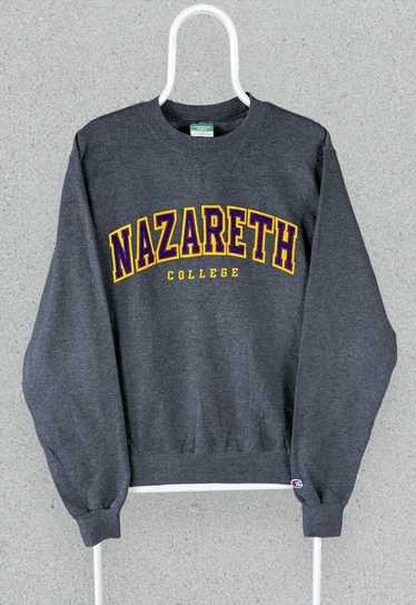 Vintage Champion Grey Sweatshirt Nazareth College 